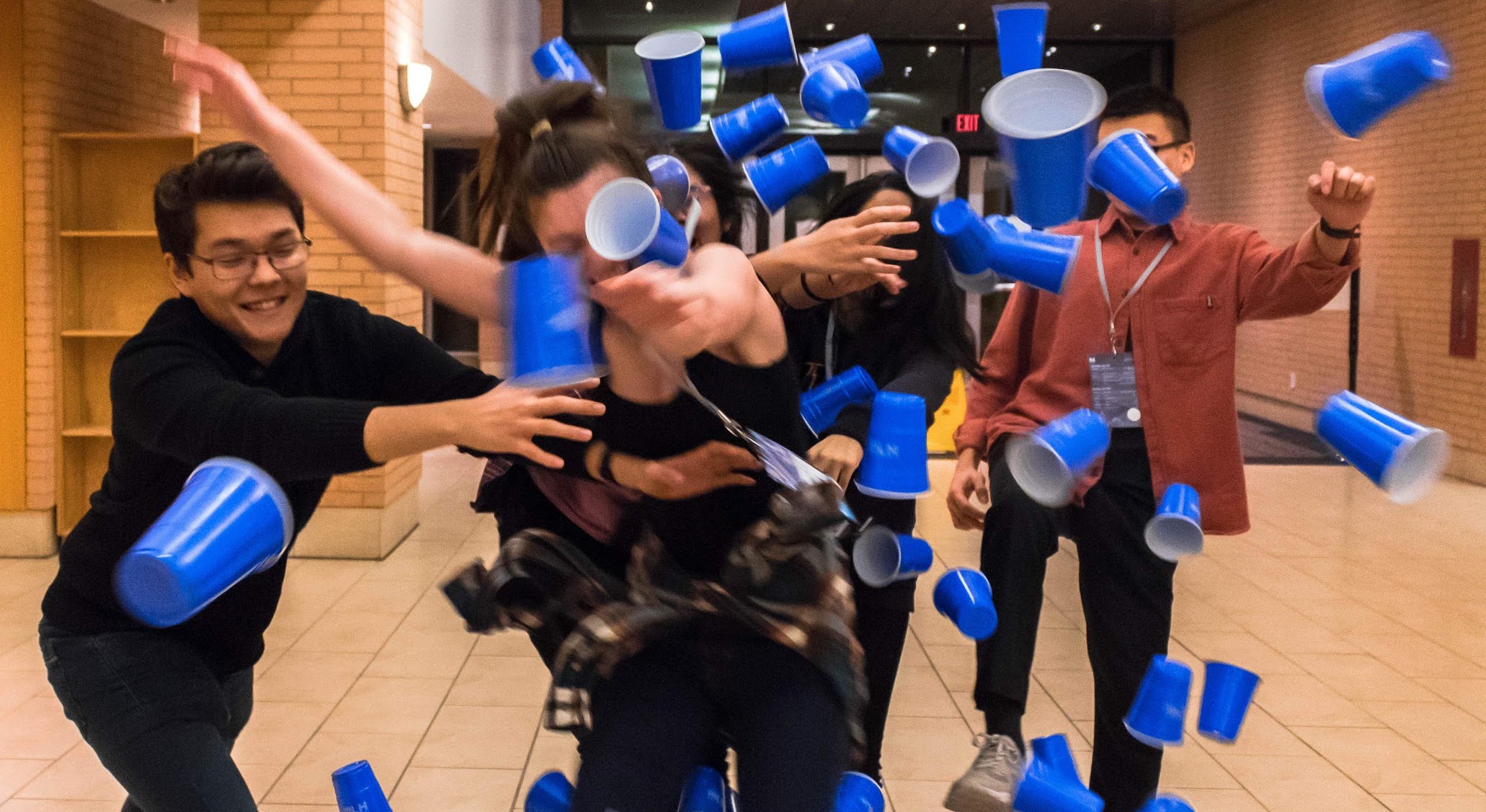 Cupstacking, a commonplace hackathon activity